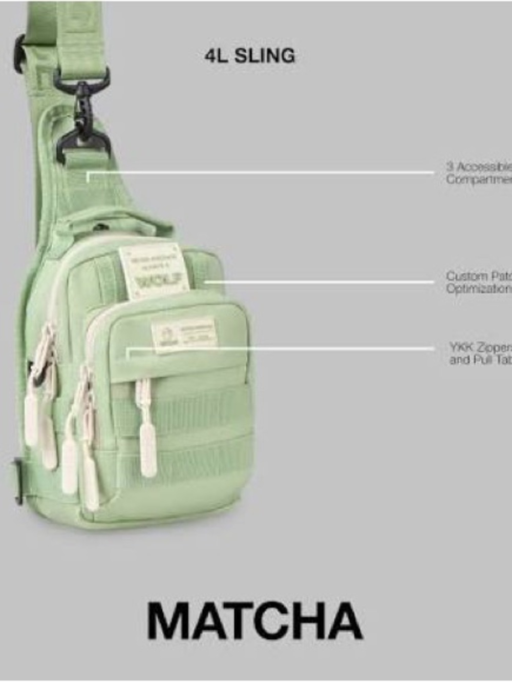 WOLFpak Matcha 4L Sling Bag